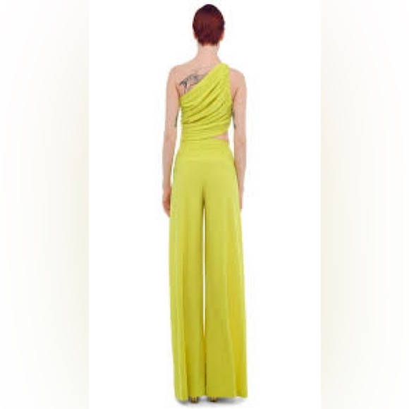 NWT NORMA KAMALI Elephant Pants in Yellow - Picture 3 of 4